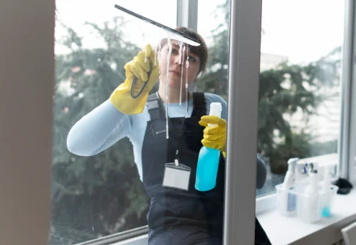 Nettoyage de vitres intérieures et extérieures à Saint-Martin-des-Entrées